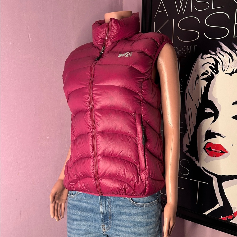 Women's Pink Puffer Vest "It says it's an XL size but fits like a Large